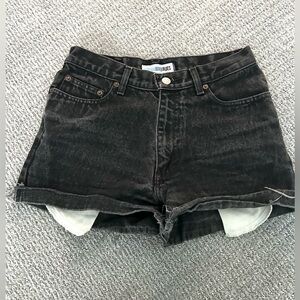 Vintage shorts black distressed